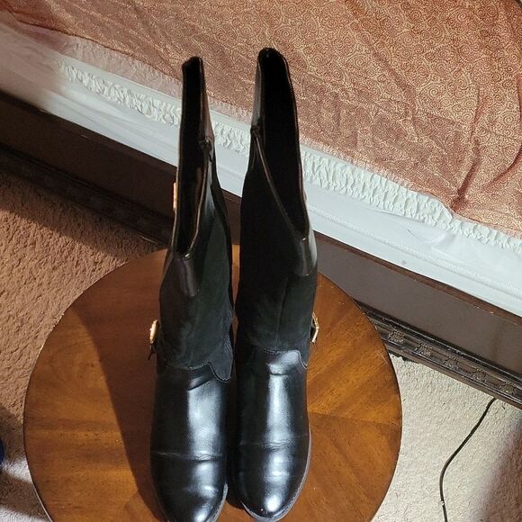 KAREN SCOTT DELIEE TALL BOOTS/BOOTIES LEATHER &SUEDE SHOE - Picture 6 of 16